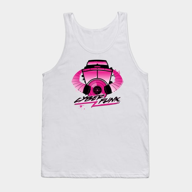 Cyber Funk A Tank Top by AngoldArts